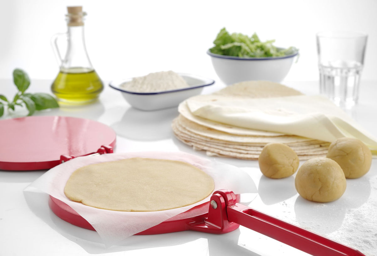 PRESSA PER TORTILLAS, HENDI, ROSSO, 250X200X(H)95MM - 513033