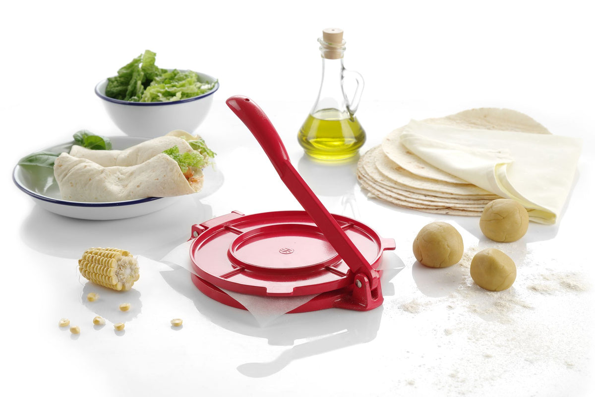 PRESSA PER TORTILLAS, HENDI, ROSSO, 250X200X(H)95MM - 513033