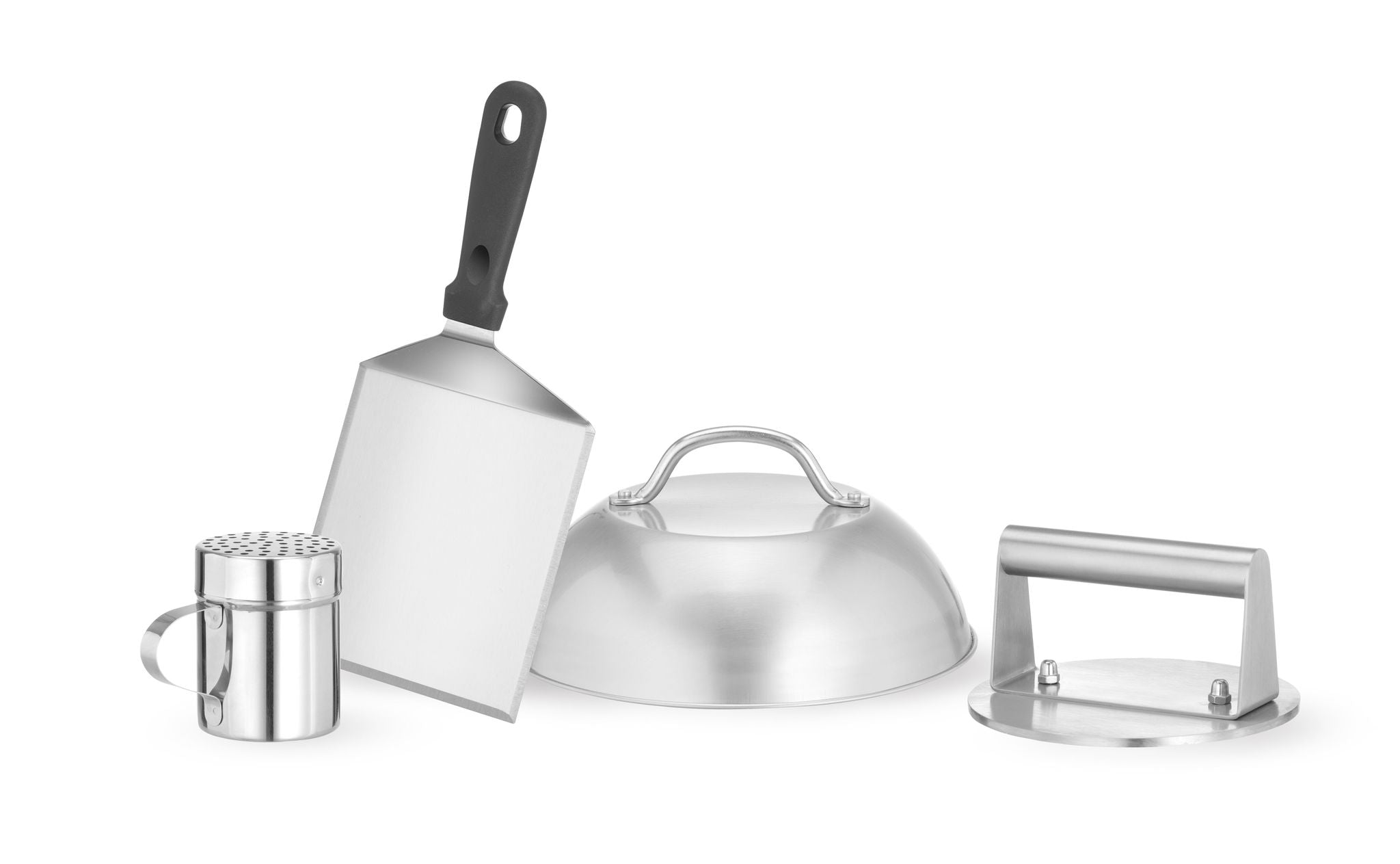 SET SMASH BURGER, HENDI, ARGENTO, Ø160X(H)85MM - 513217