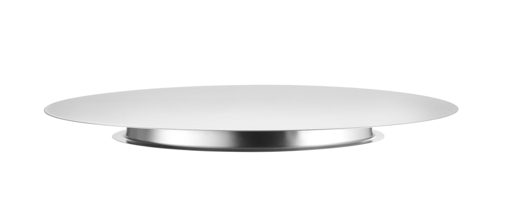 SUPPORTO PER TORTE, HENDI, ARGENTO, Ø310X(H)30MM, ROTONDO - 523865