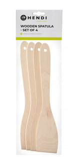 SPATOLA IN LEGNO - SET DA 4 PEZZI, HENDI, 4 PEZZI, 300X55MM - 525142
