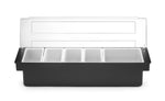 SCATOLA DEGLI INGREDIENTI - 5 CONTENITORI, BARUP, NERO, 480X150X(H)100MM - 552131