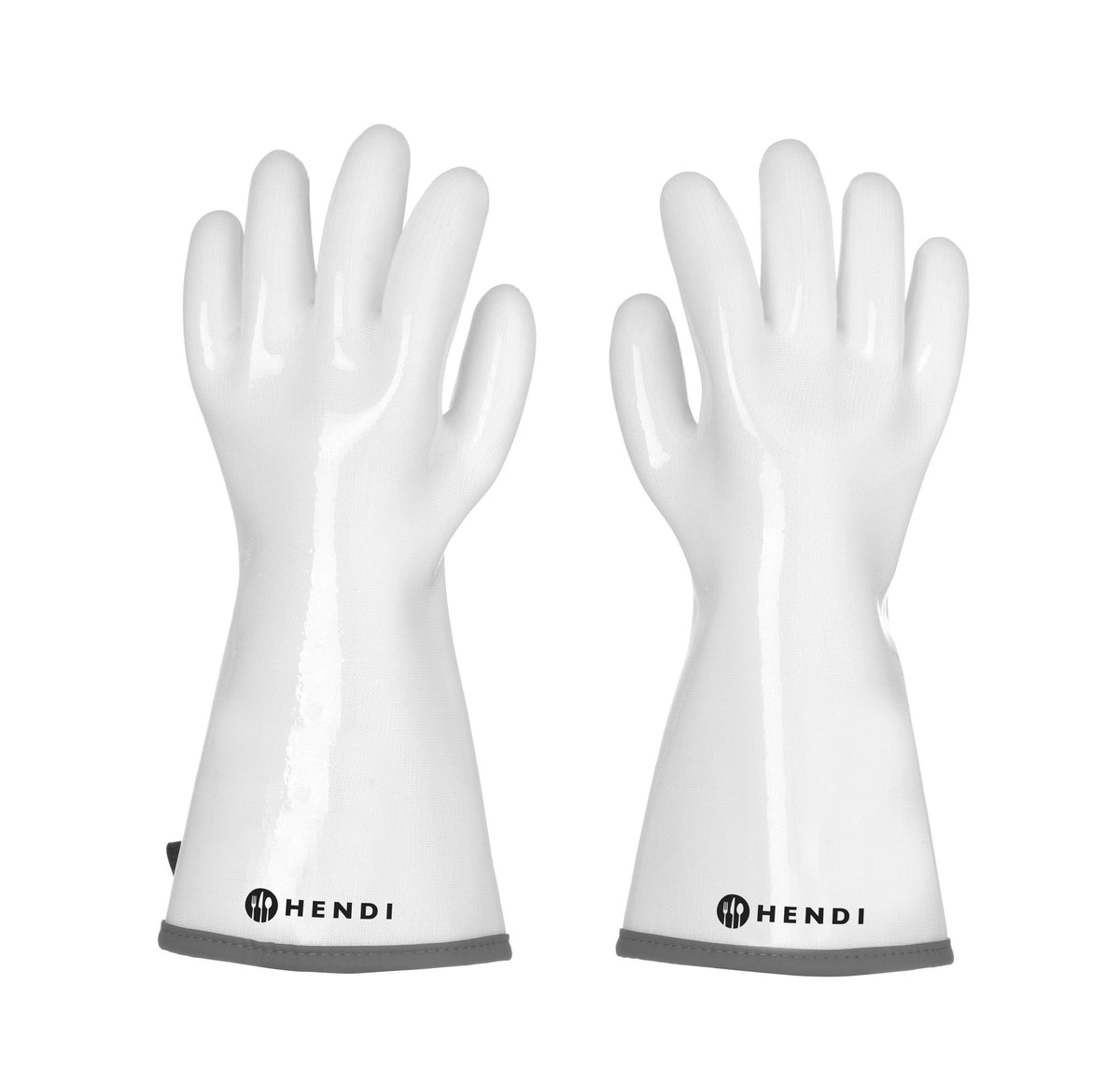 GUANTI CON RIVESTIMENTO IN SILICONE, HENDI, BIANCO, 2 PEZZI, (L)330MM - 556573
