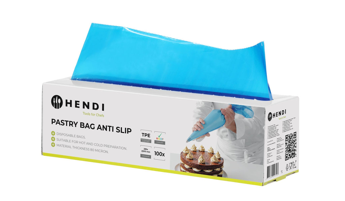 SAC Á POCHE PER PASTICCERIA ANTISCIVOLO, HENDI, BLU, 100 PEZZI, 515X280MM - 557303