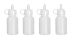EROGATORE MINI DI SALSA - SET DA 4 PEZZI., HENDI, 0,03L, TRASPARENTE, Ø30X(H)85MM - 557891