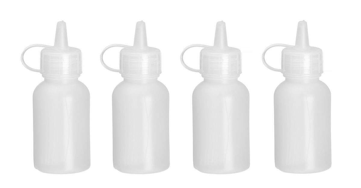 EROGATORE MINI DI SALSA - SET DA 4 PEZZI., HENDI, 0,05L, TRASPARENTE, Ø35X(H)100MM - 557990