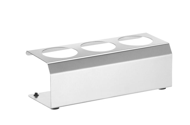 SUPPORTO PER DISPENSER., HENDI, 3 ALLOGGIAMENTI DA Ø 50 MM, 209X80X(H)78MM - 557969