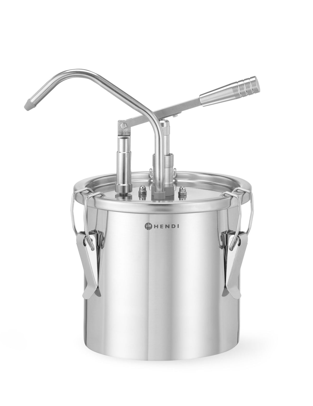 CONTENITORE PER SALSA IN ACCIAIO INOSSIDABILE CON DISPENSER, HENDI, 4,5L, XX(H)420MM - 558102