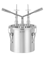 DISTRIBUTORE PER RIEMPIMENTO DI CIAMBELLE, HENDI, 4,5L, ARGENTO, 330X240X(H)390MM - 558164