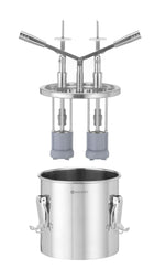 DISTRIBUTORE PER RIEMPIMENTO DI CIAMBELLE, HENDI, 4,5L, ARGENTO, 330X240X(H)390MM - 558164