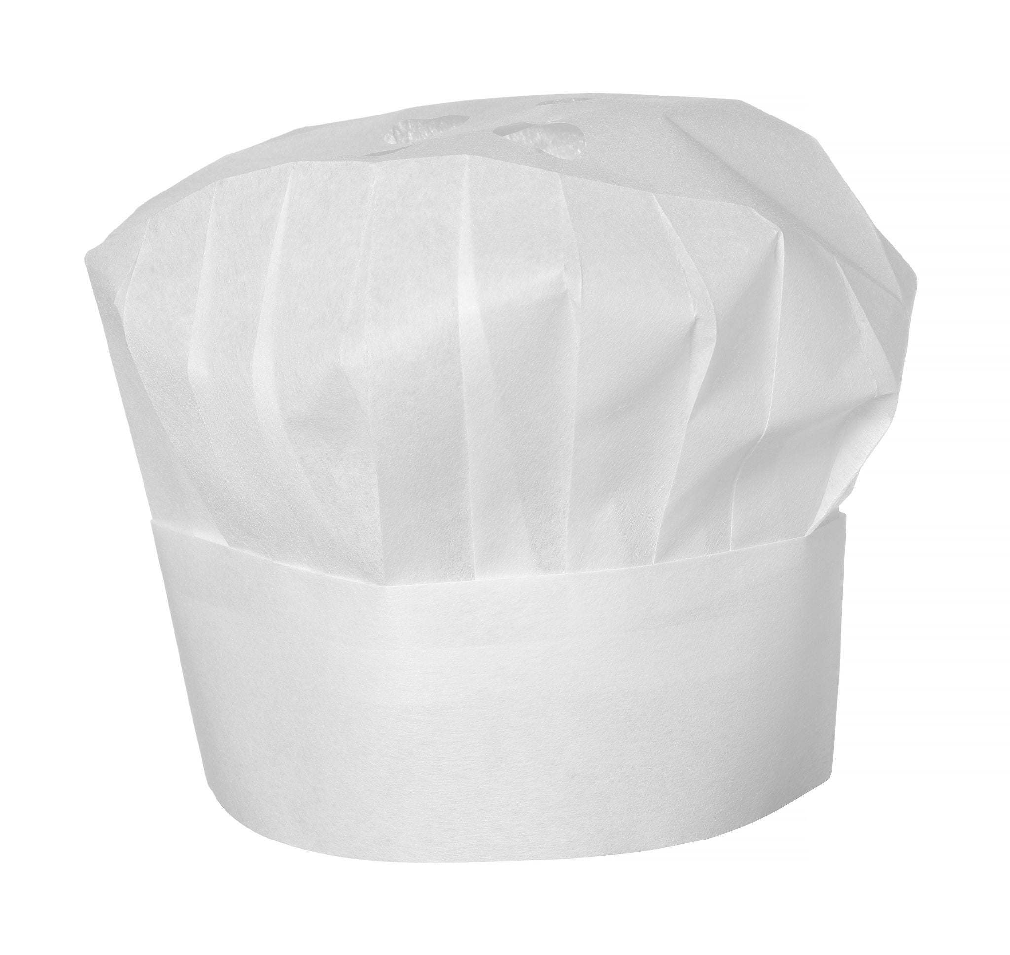 CAPPELLO CUOCO - 10 PEZZI, HENDI, BIANCO, 10 PEZZI, Ø300X(H)230MM - 560044