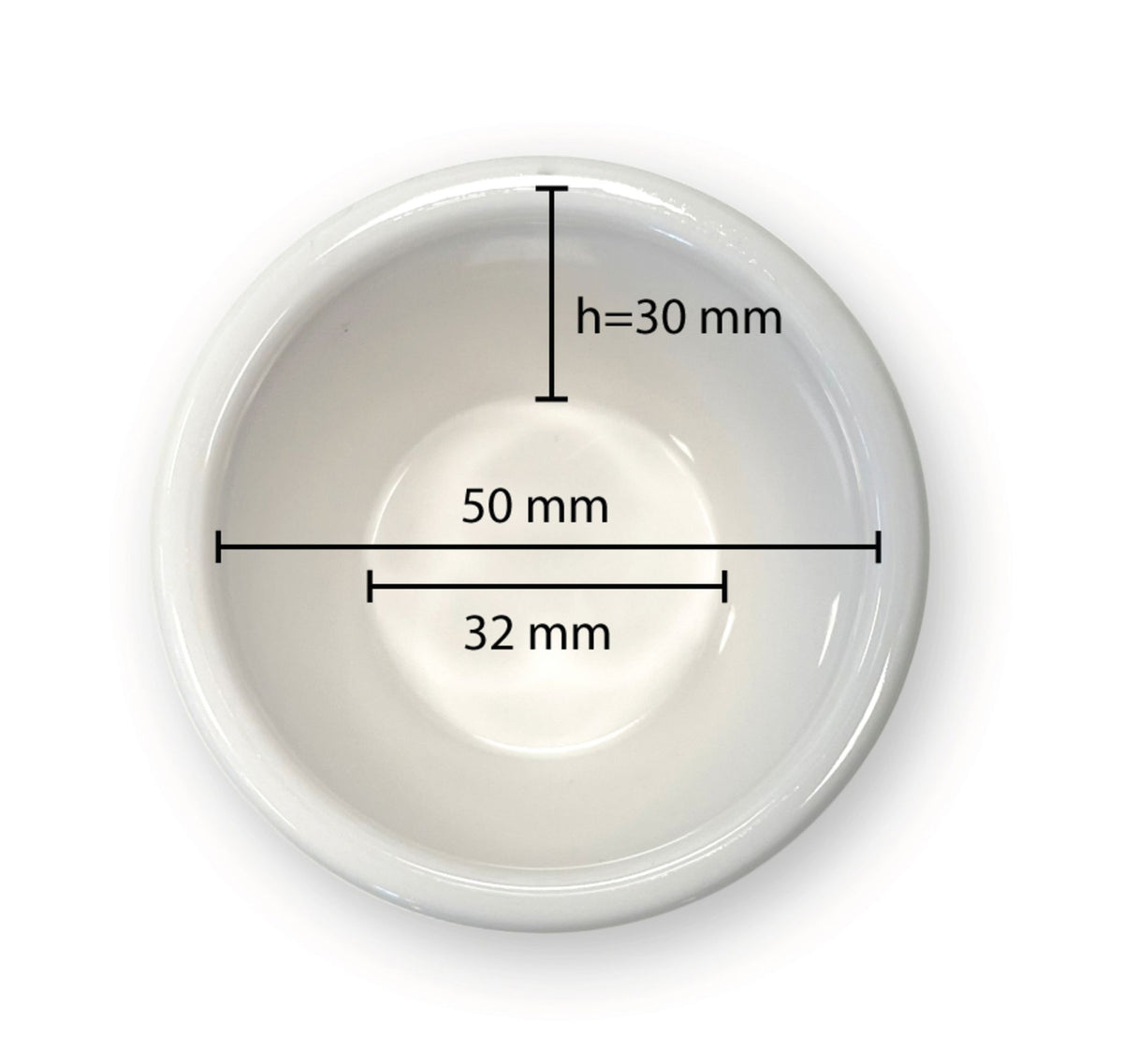 RAMEKIN, HENDI, 0,045L, NERO, 12 PEZZI, Ø60X(H)35MM - 565605