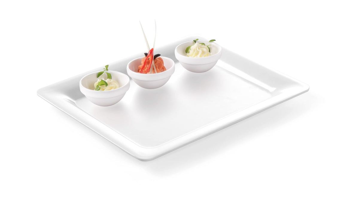 VASSOIO GASTRONORM CON BORDO SOTTILE, HENDI, GN 1/4, 265X162X(H)20MM - 566046