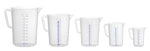 CARAFFA GRADUATA POLIPROPILENE, HENDI, 0,5L, Ø90X(H)140MM - 567104