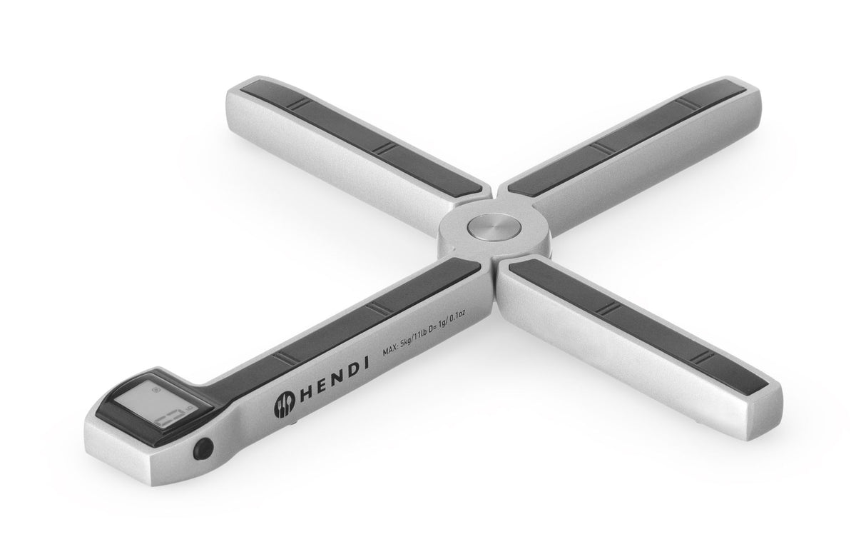 BILANCIA DA CUCINA PIEGHEVOLE, HENDI, 219X180X(H)16MM - 580035