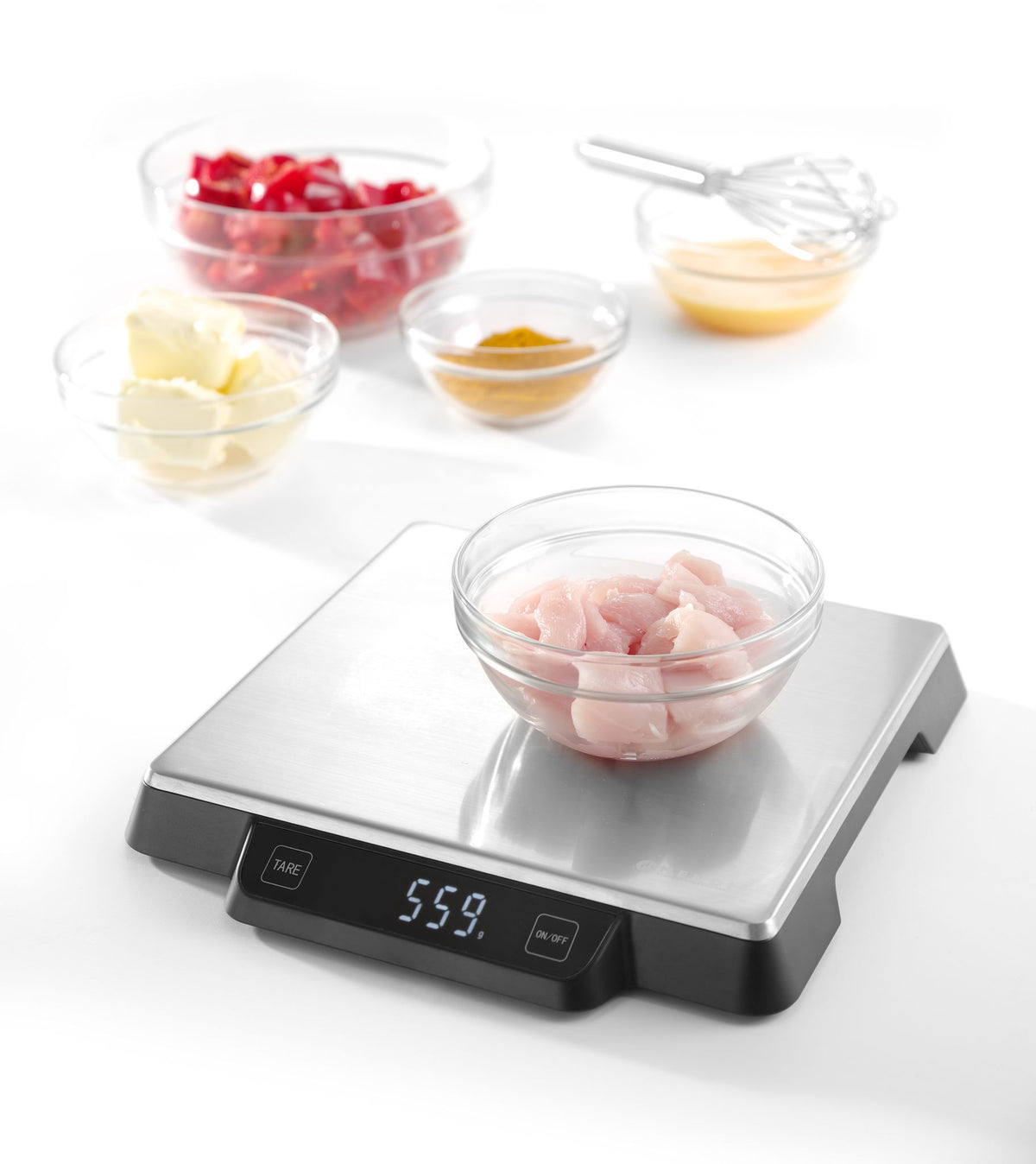 BILANCIA DA CUCINA 15 KG, HENDI, 266X269X(H)34MM - 580233