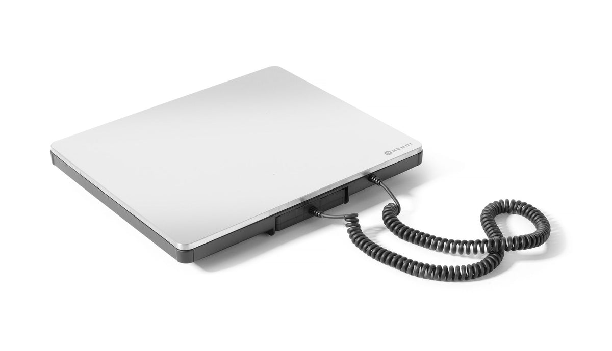 BILANCIA DIGITALE FINO A 200 KG, HENDI, 298X248X(H)37MM - 580462