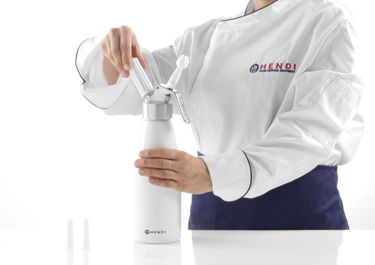SIFONE PER PANNA, HENDI, KITCHEN LINE, 0,25L, Ø80X(H)200MM - 588031
