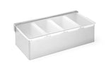 PORTACONDIMENTI DA BAR, BARUP, 5 CONTENITORI, 375X140X(H)90MM - 552100