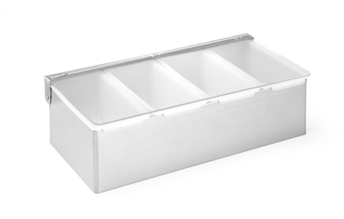 PORTACONDIMENTI DA BAR, BARUP, 5 CONTENITORI, 375X140X(H)90MM - 552100