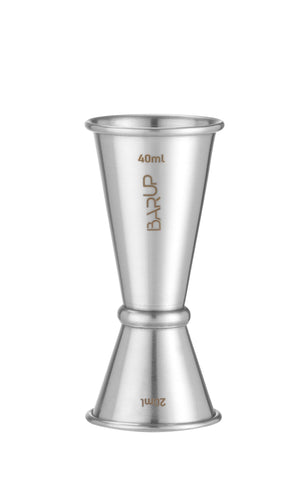 JIGGER 20/40 ML, BARUP, 0,04L, ARGENTO, Ø42X(H)100MM, ROTONDO - 597064