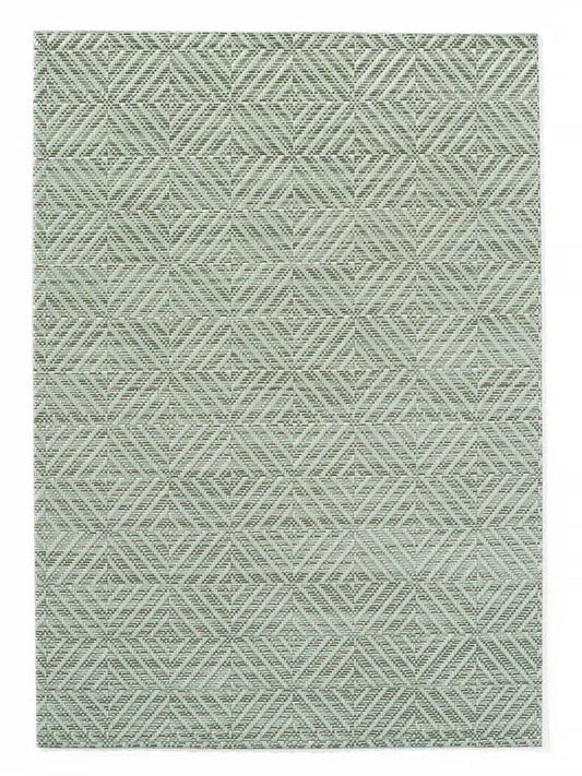 TOVAGLIETTA, MOTIVO GEOMETRICO – SET, VERDE, 6 PEZZI, 450X300MM