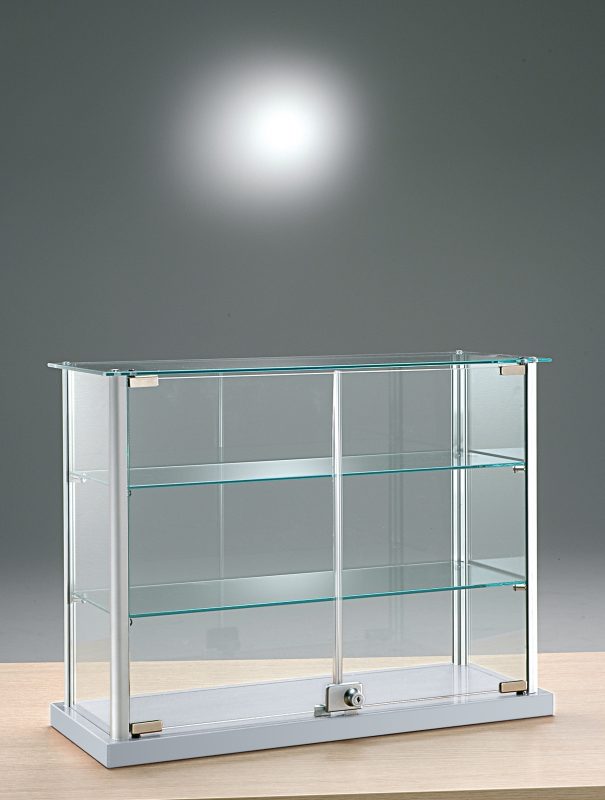 VETRINE ALLUMINIO, VETRINE DA BANCO ALLDESIGN 65X25X50 CM - 6/5 - ITALVETRINE