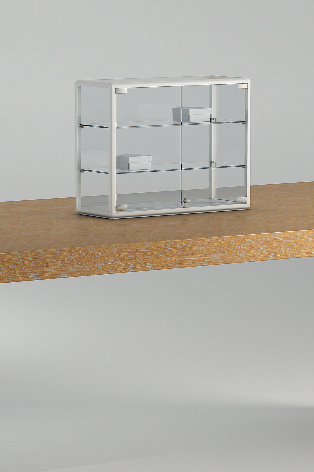 VETRINE ALLUMINIO, VETRINE DA BANCO ALLDESIGN+PLUS 63X23X51 CM - 6/5P - ITALVETRINE