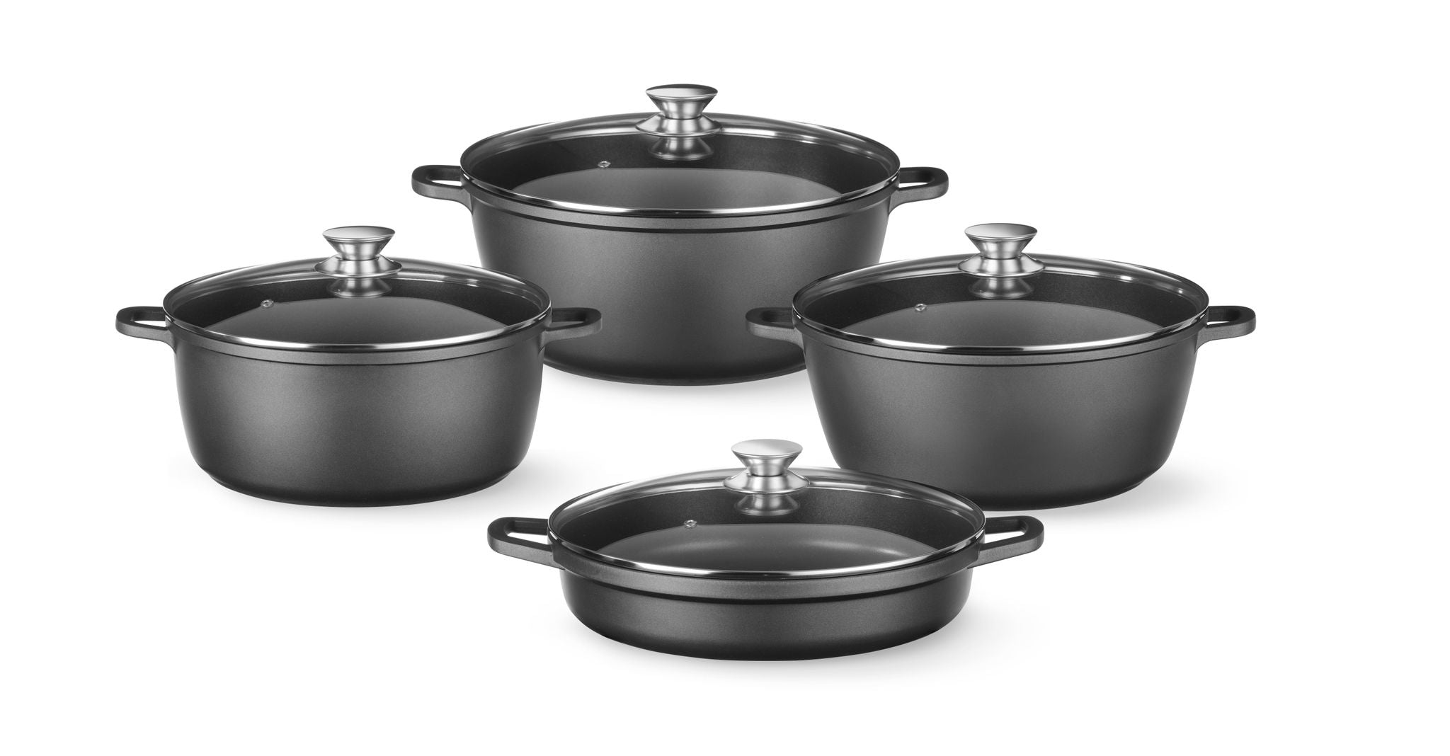 CASSERUOLA CON RIVESTIMENTO ANTIADERENTE, HENDI, 7,5L, NERO, 387X310X(H)130MM - 611036