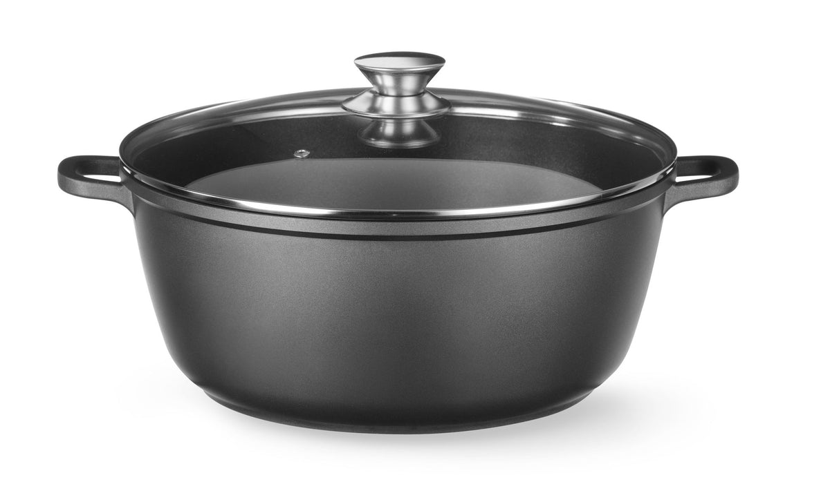 CASSERUOLA CON RIVESTIMENTO ANTIADERENTE, HENDI, 7,5L, NERO, 387X310X(H)130MM - 611036