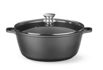 CASSERUOLA CON RIVESTIMENTO ANTIADERENTE, HENDI, 4,3L, NERO, 425X332X(H)70MM - 611012