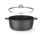 CASSERUOLA CON RIVESTIMENTO ANTIADERENTE, HENDI, 7,5L, NERO, 387X310X(H)130MM - 611036
