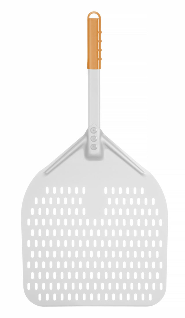 PALA PIZZA CON MANICO CORTO, SQUADRATA, PERFORATA, HENDI, 300X660MM - 618073