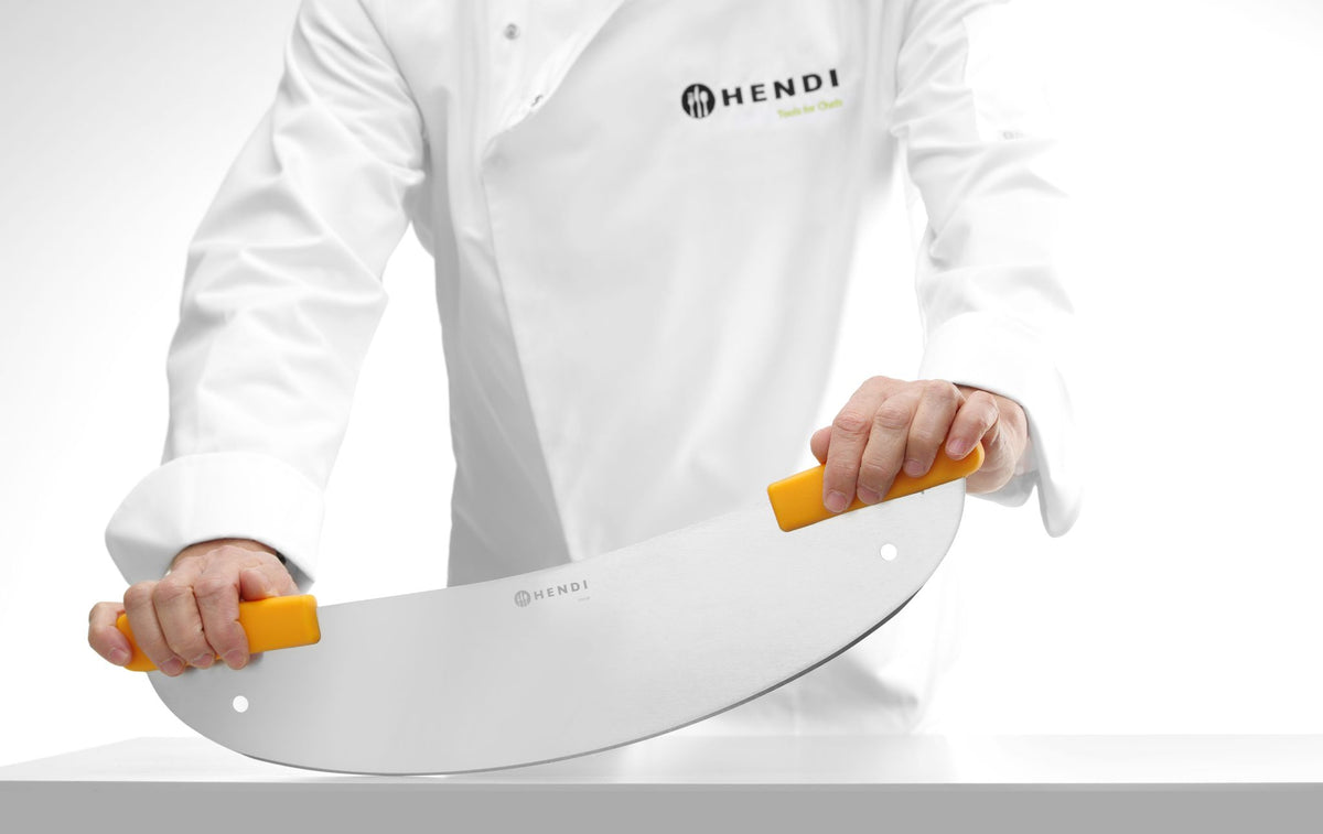 TAGLIERINA PIZZA ROCKER, HENDI, ARGENTO, 533X111MM, CURVA - 618226