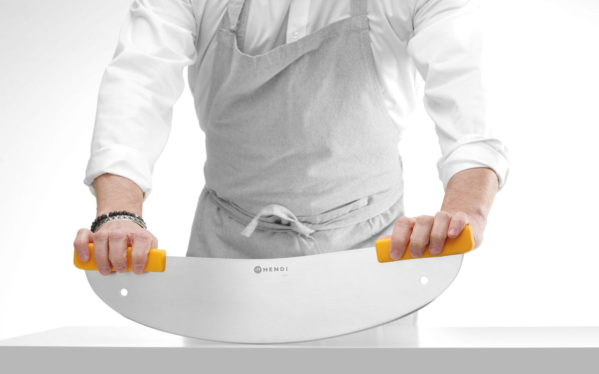 TAGLIERINA PIZZA ROCKER, HENDI, ARGENTO, 533X111MM, CURVA - 618226