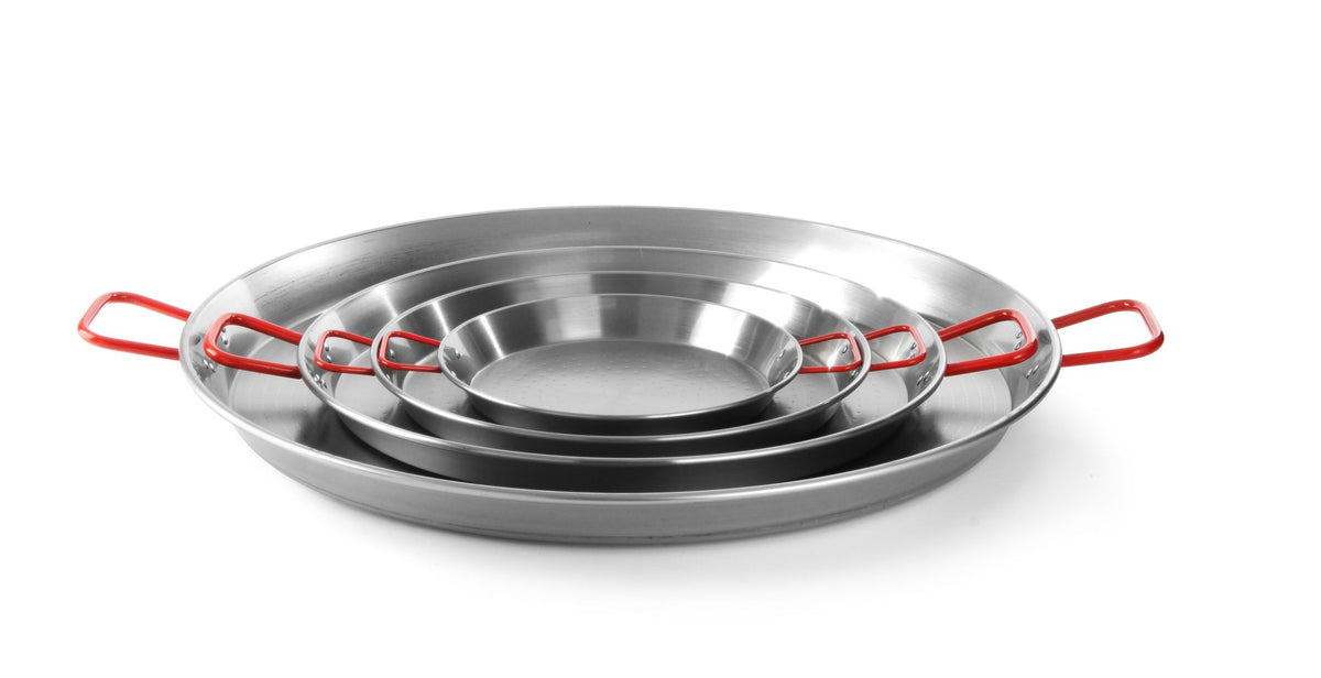 PADELLA PER PAELLA, HENDI, ADATTA A CUCINA FIESTA-GRILL A GAS 146002, Ø600X(H)40MM - 622407