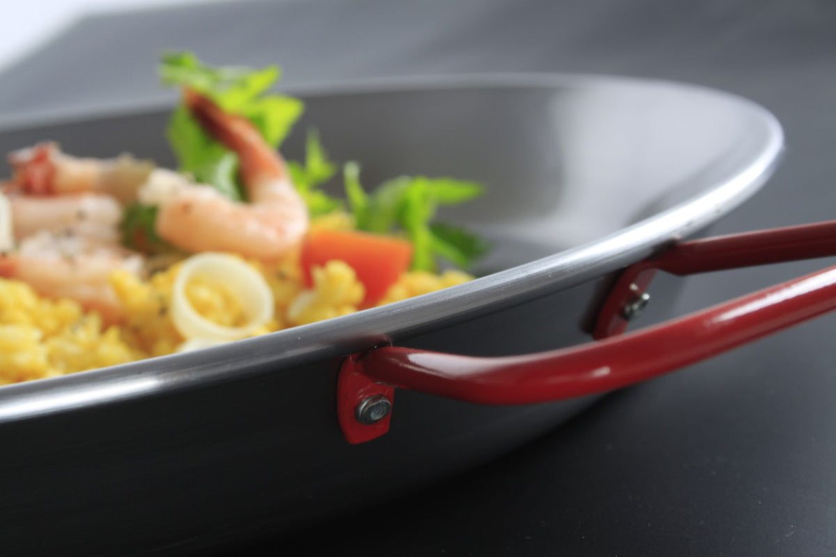 PADELLA PER PAELLA, HENDI, ADATTA A CUCINA FIESTA-GRILL A GAS 146804, Ø800X(H)50MM - 622605