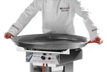 PADELLA PER PAELLA, HENDI, ADATTA A CUCINA FIESTA-GRILL A GAS 146804, Ø800X(H)50MM - 622605