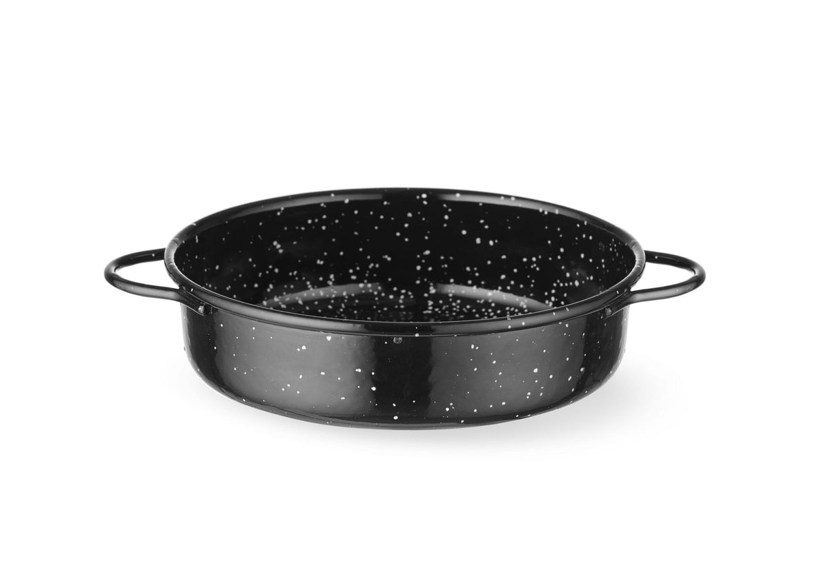PIATTO COCOTTE, SMALTATO, HENDI, NERO, Ø100X(H)40MM, ROTONDO - 622513