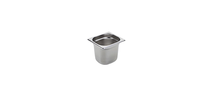VASCA INOX GN 1/6 CM17,6X16 H15 - 62305 - MORINI