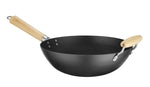 WOK CON MANICO IN LEGNO, HENDI, Ø324X565MM - 627907
