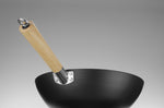 WOK CON MANICO IN LEGNO, HENDI, Ø324X565MM - 627907