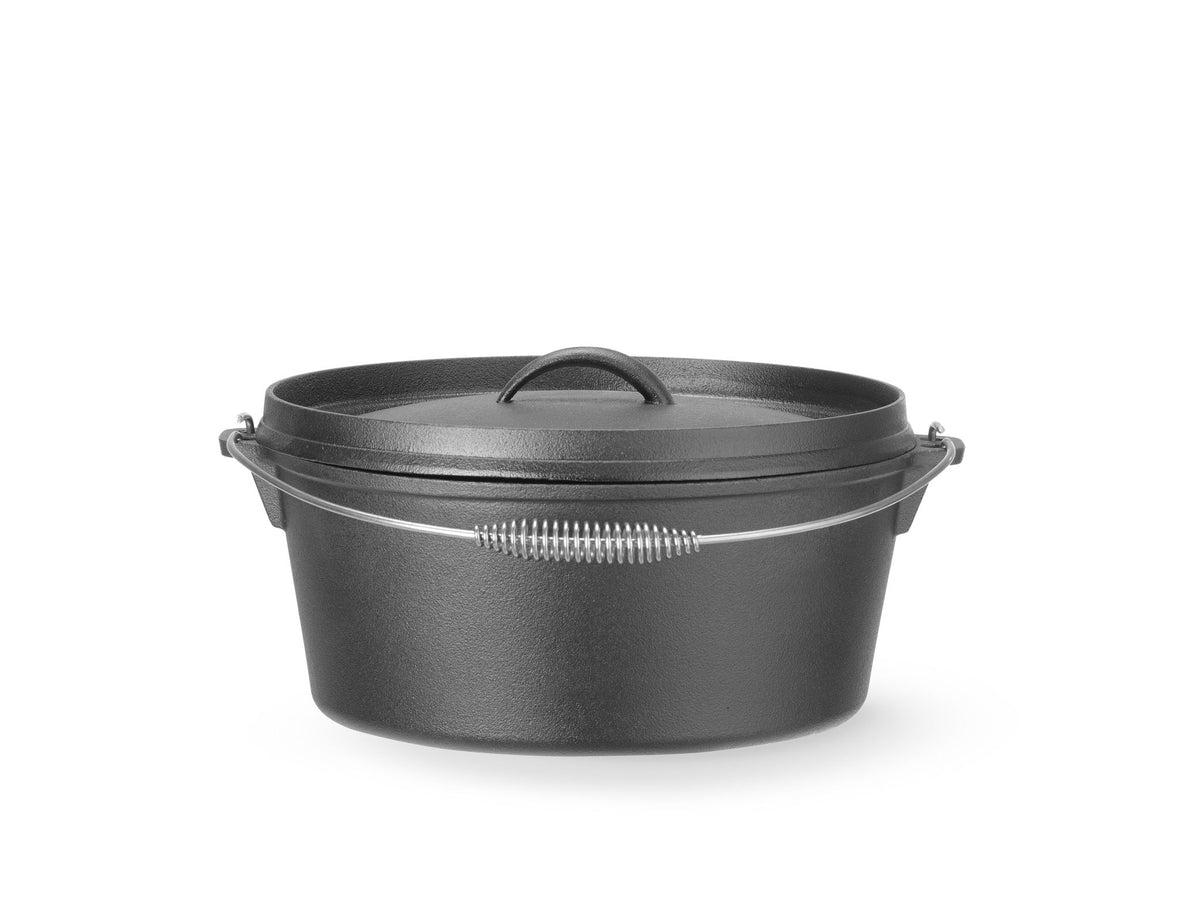 PENTOLA IN GHISA, HENDI, 7,2L, NERO, Ø310X(H)130MM, ROTONDO - 629376