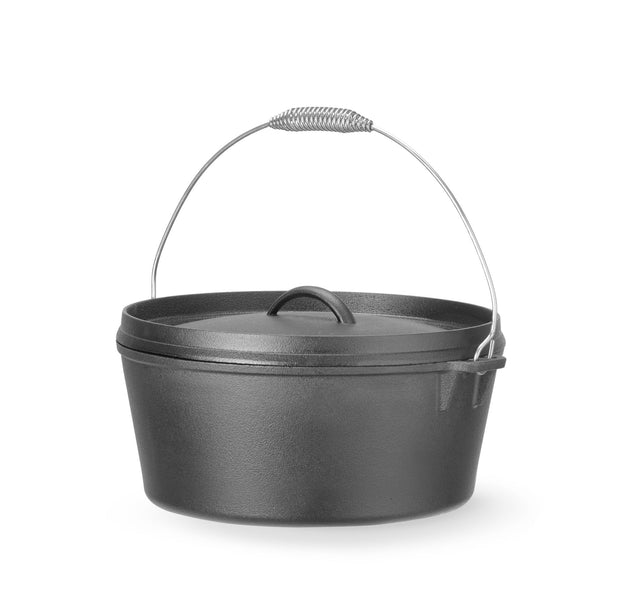 PENTOLA IN GHISA, HENDI, 7,2L, NERO, Ø310X(H)130MM, ROTONDO - 629376