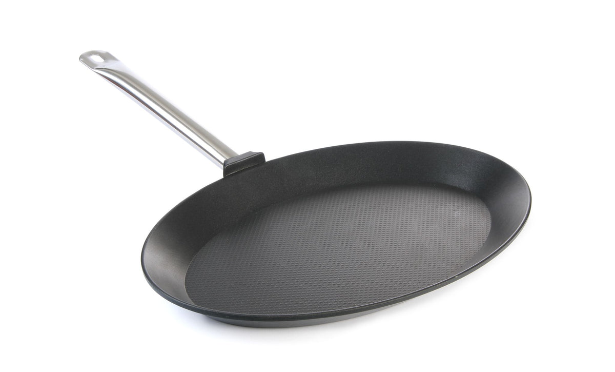 PADELLA FRITTURA PESCE TITANIUM PROFESSIONAL, HENDI, 400X275X(H)35MM - 629604