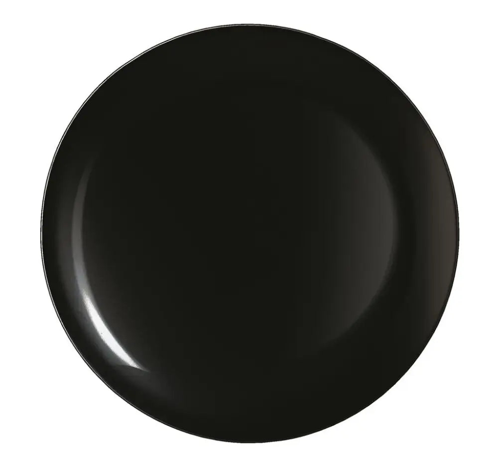 PIATTO PIANO 25 CM EVOLUTIONS BLACK NERO P1129 ARCOROC - 8064343 - MEDRI