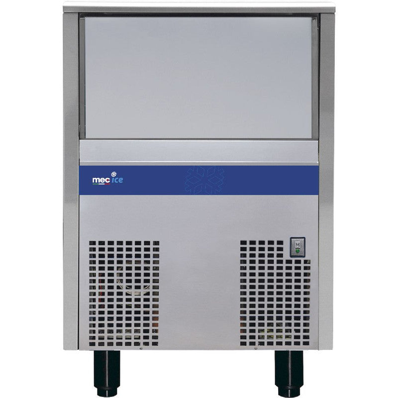 Fabbricatore di Ghiaccio Cubetto Pieno Mec IM80A - Raffreddamento Aria - Produzione 82 kg/24h