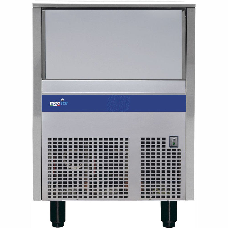Fabbricatore di Ghiaccio Cubetto Pieno Mec IM135A - Raffreddamento Aria - Produzione 134 kg/24h