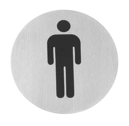 TARGHETTE PER PORTE, UOMINI, Ø75MM