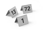 TARGHETTE NUMERAZIONE TAVOLI, HENDI, NUMERO 1-12, 50X35X(H)40MM - 663844